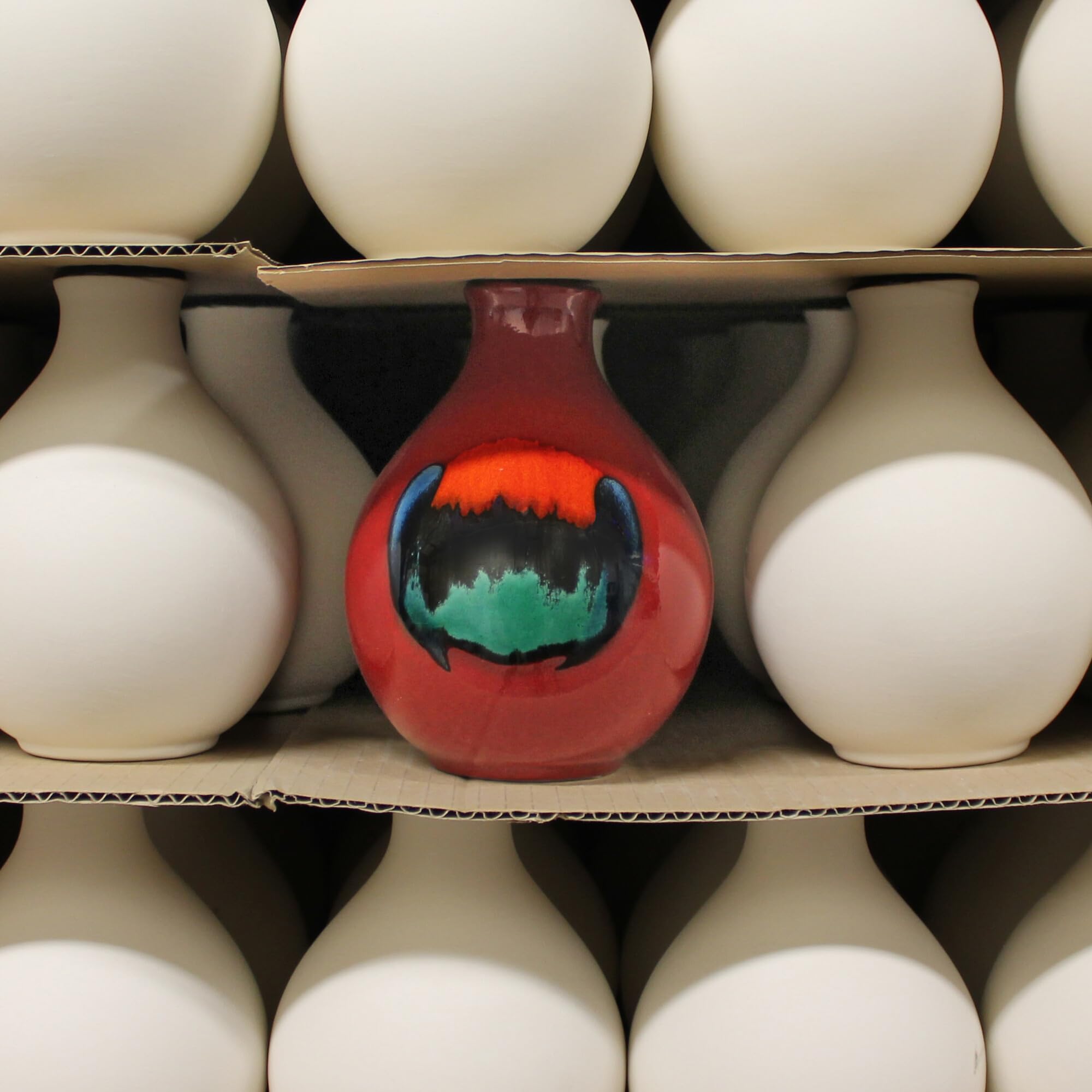 Amazon.com: Poole Pottery Vase, Orange, One Size : Home & Kitchen